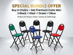 Foldable Chair | Prayer Chair for Elderly | Portable Folding Chair for Home, Mosque, Camping & Travel